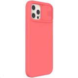 Silikonový kryt Nillkin CamShield Silky pro Apple iPhone 12 Pro Max, oranžová/růžová