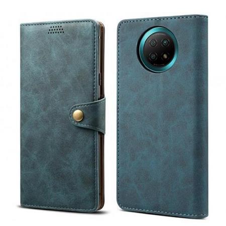 Lenuo Leather flipové pouzdro pro Xiaomi Redmi Note 9T, blue