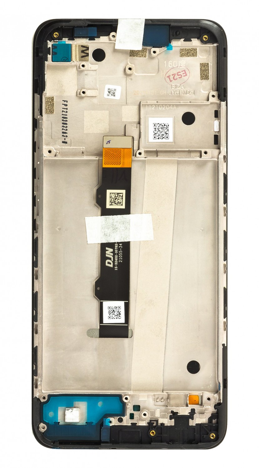 LCD + dotyk + přední kryt pro Motorola G50, black (Service Pack)