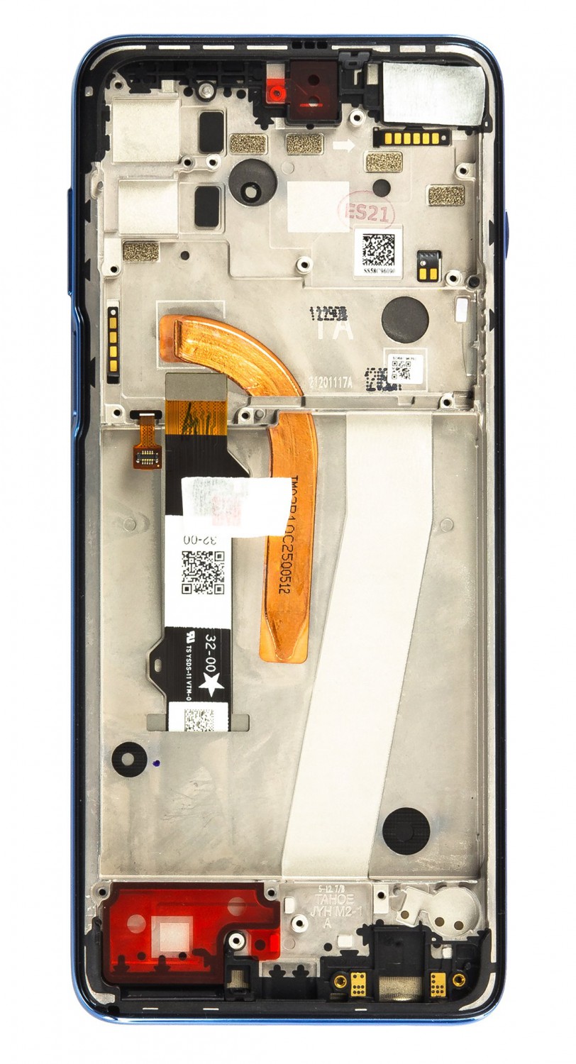 LCD + dotyk + přední kryt pro Motorola G100, black (Service Pack)
