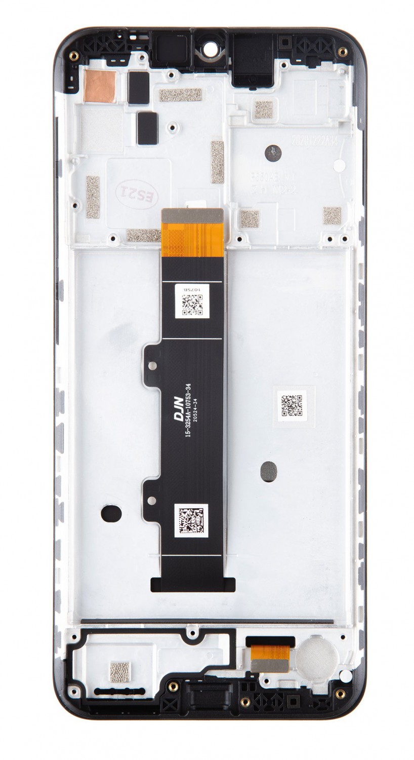 LCD + dotyk + přední kryt pro Motorola Moto G30, black (Service Pack)