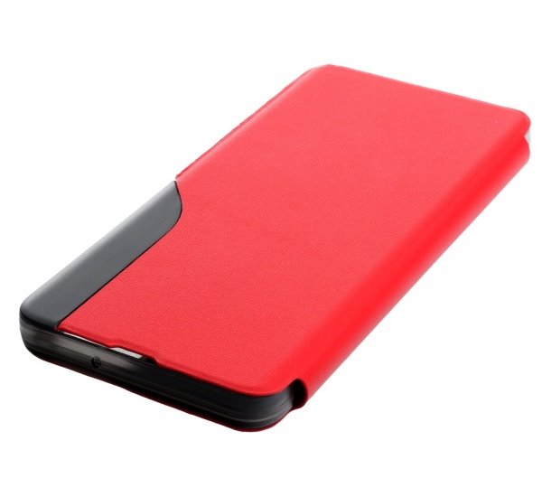Flipové pouzdro SMART VIEW pro Xiaomi Redmi Note 10 Pro, červená