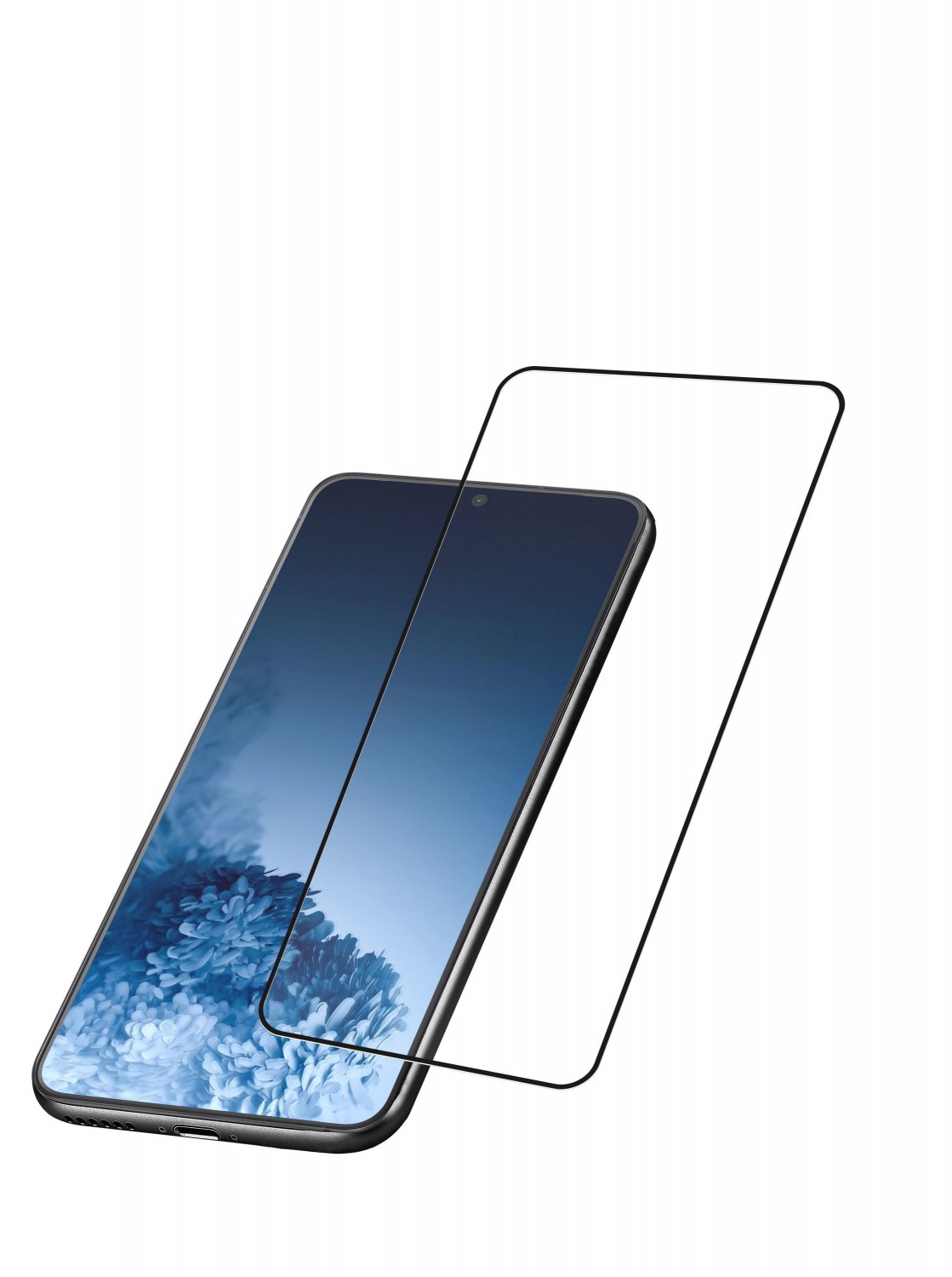 Tvrzené sklo Cellularline Capsule pro Samsung Galaxy S21