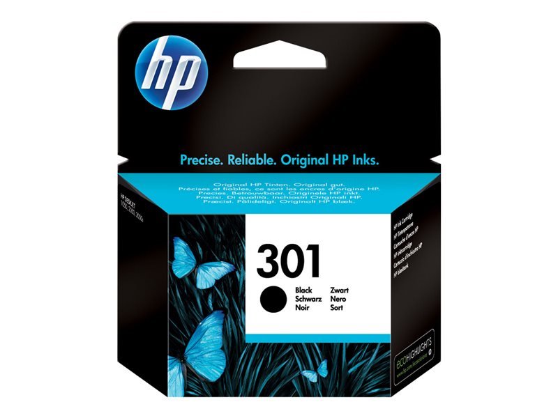HP 301 originální inkoustová kazeta černá CH561EE