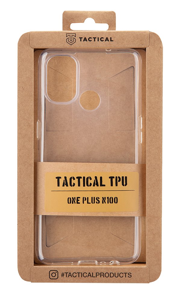 Zadní kryt Tactical pro OnePlus N100, transparentní