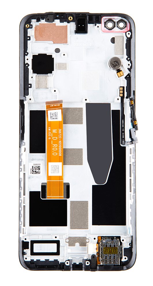 LCD + dotyk + přední kryt pro Realme X50 M, (Service Pack)