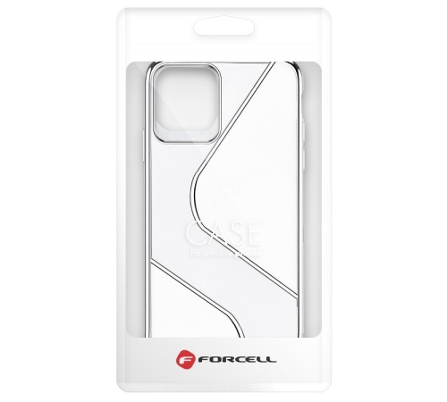 Zadní kryt Forcell S-CASE pro Apple iPhone 12, 12 Pro, čirá