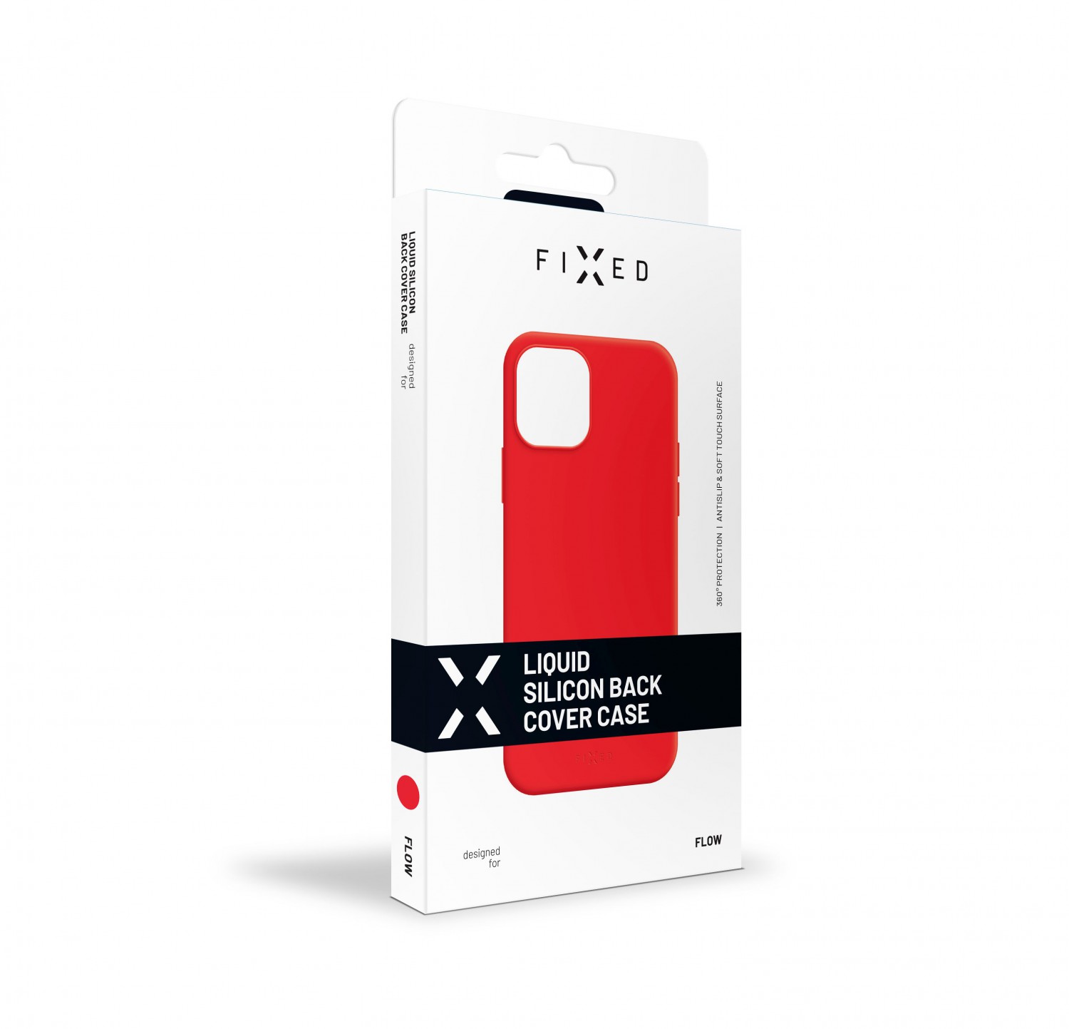 FIXED Flow zadní kryt pro Apple iPhone 7/8/SE2020/SE2022, červená